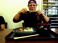 まる姫の焼き鯖寿司、生鯖寿司のセット